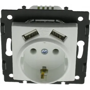 Elektrická zásuvka LC Tec Elektrická Zásuvka zásuvka bílá