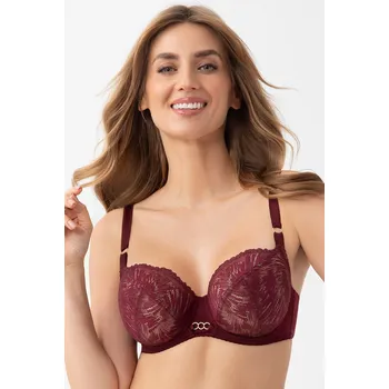 Dámské spodní prádlo Gorsenia K956 Mila barva: bordó 85H