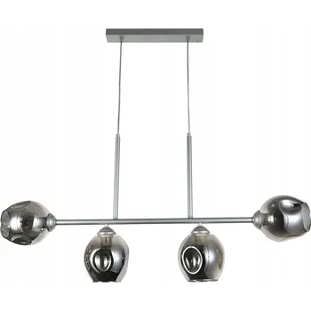 LIZA, závěsné svítidlo, 4 žárovky, E27, stříbrná, šířka 96 cm