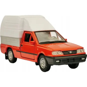 autíčko Welly FSO Polonez Truck oranžový 1:34 nový kovový model 43843
