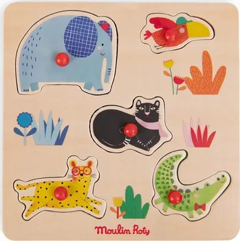 Puzzle MOULIN ROTY Puzzle Zvířátka LES TOUPITIS