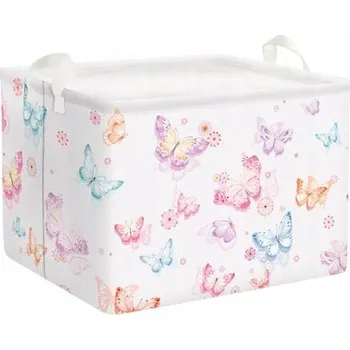 úložný prostor na hračky CLASTYLE Koš na hračky Motýl Fialový 36L Pro Děti