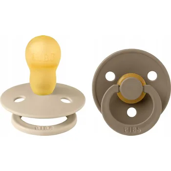 dudlíky Kulatý gumový Dudlík Bibs 18 měsíců +