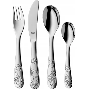 Příbor SILIT Trend Sada Příborů pro Děti 4 Dílná Nerezová Ocel