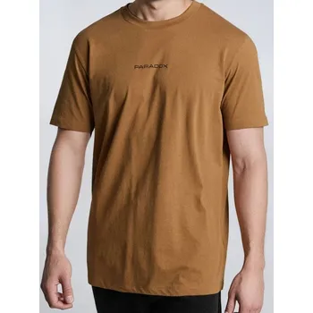 Pánské tričko Sinsay - Bavlněné tričko s nápisem - hnědá - 238HL-82X - 238HL-82X-3XL