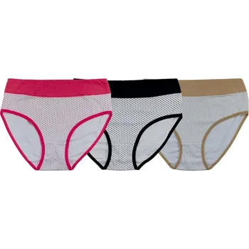 Kalhotky Dámské kalhotky puntík B3 Barva: bílá XL