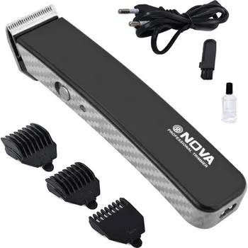 Bezdrátový zastřihovací strojek NOVA Černá