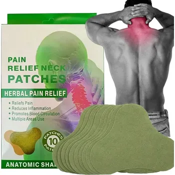 Náplast Hřejivé náplasti na krk proti bolesti 10x13 cm | 10 ks