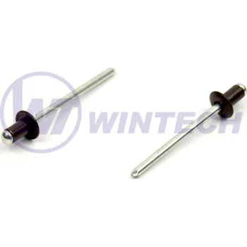 Nýt Nýt DIN 7337 Al/st 3,2 x 8 RAL 8019 Balení: 500 ks KEJSB32008L3K