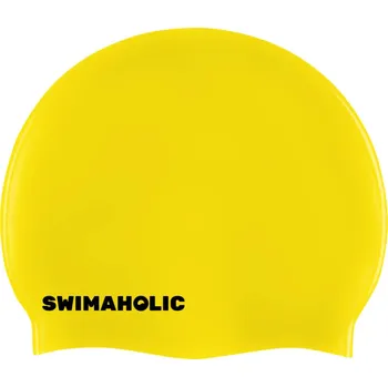 Plavecká čepice Dětská plavecká čepice Swimaholic Classic Cap Junior Žlutá