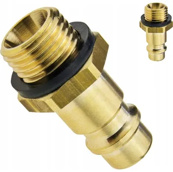 Příslušenství ke kompresoru Pneumatická rychlospojka Zástrčka 1/4" Vnější závit RQS Pro vzduch