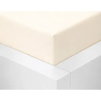 Prostěradlo JERSEY prostěradlo Basic 90x200 krémové