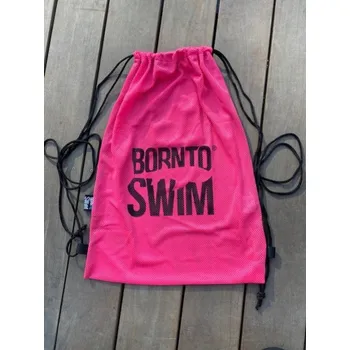 Sportovní vak BornToSwim Mesh bag 1 Růžovo/černá