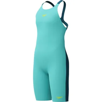 Dívčí plavky Speedo Fastskin Endurance+ Max Openback Kneeskin Girls Blue/Navy 140cm
