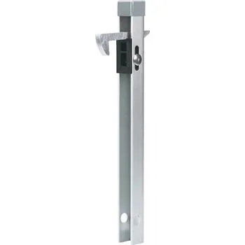 Dveřní kování Držák brány ABL, U-profil 500x40x40 mm, hliník. sklopný prvek, žárově zink. ocel