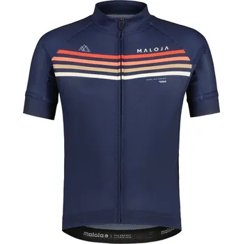 Cyklistické oblečení Maloja Dětský cyklistický dres OrmaretB. 2025 Modrá S Dětské