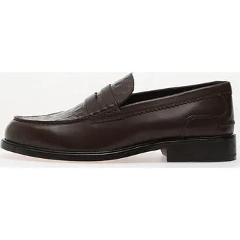 Pánská obuv Tenisky Clarks CraftJames Lo Brown Crocodile Leather EUR 42