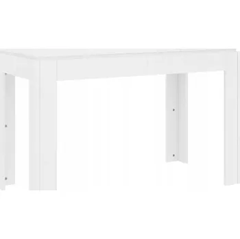 Jídelní stůl Jídelní stůl bílý s vysokým leskem 120 x 60 x 76 cm