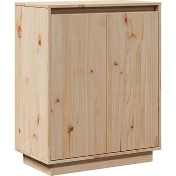 Komoda Boční skříňka z masivního borovicového dřeva 60 x 34 x 75 cm