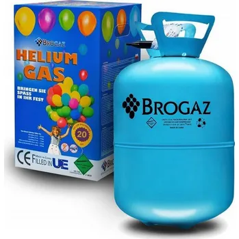 Helium do balónku Brogaz Helium na 20 balónků + reduktor