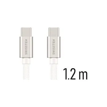 Kabel Swissten 71527201 Textile datový kabel USB-C 1,2 m