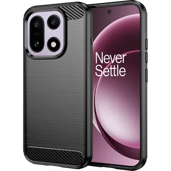 Pouzdro na mobilní telefon Pouzdro Techsuit Carbon Silicone pro OnePlus 15 černé