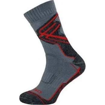 Pánské ponožky Ponožky Thermo Hiking 1223 šedé 24-25