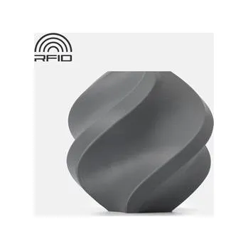 3D tisk Bambu Lab PETG HF, tmavě šedá s cívkou, 1,75mm, 1kg (Dark Gray)