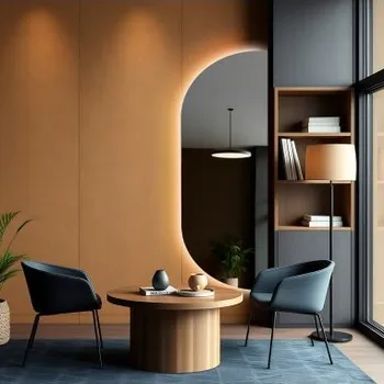 Zrcadlo Zrcadlo nepravidelného tvaru s podsvícením - NOE LED