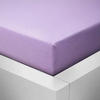 Prostěradlo JERSEY prostěradlo Basic 90x200 světle fialová