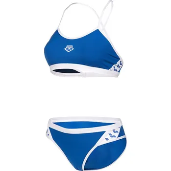 Dámské plavky Arena Icons Bikini Cross Back Solid Royal/White XL - UK38
