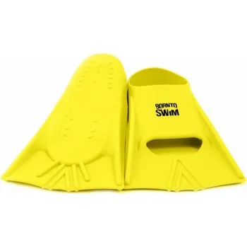 Ploutve Dětské plavecké ploutve BornToSwim Junior Short Fins Yellow XS