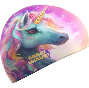 Mad Wave Unicorn Silicone Cap Růžová