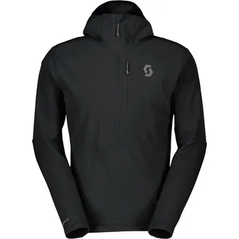 SCOTT mikina s kapucí Defined Tech Hybrid 2024/2025 Černá XXL Pánské