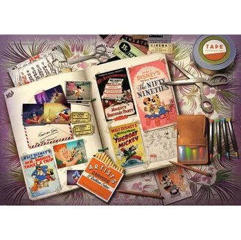 Puzzle RAVENSBURGER Puzzle Disney: 1940 Mickeyho výročí 1000 dílků