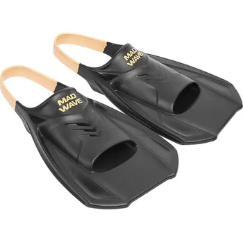 Potápěčské vybavení Plavecké ploutve Mad Wave Open Heel Training Fin Black 42-45