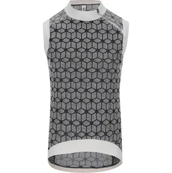 cyklistický dres Q36.5 Cyklistická vesta Base Layer Bullet Proof ZIMA, léto Šedá XL Unisex, Pánské