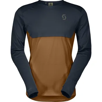 Běžecké oblečení SCOTT běžecké tričko Endurance Tech LS ZIMA, léto Modrá L Pánské