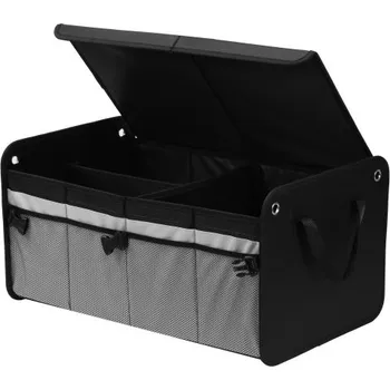 Kraft&Dele KD11881, Organizer do auta | 60 × 37 × 32 cm, skládací, 3 přepážky