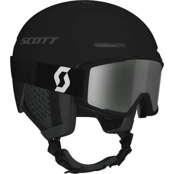 Lyžařská helma Scott COMBO HELMA TRACK + BRÝLE FACTOR PRO - černá M 2025/2026