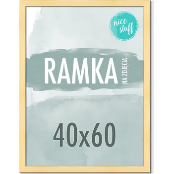 Obraz RÁMEČEK NA FOTKY 40x60 RÁMEČKY NA FOTKY FOTKA 60x40 MDF ZLATÁ zlaté