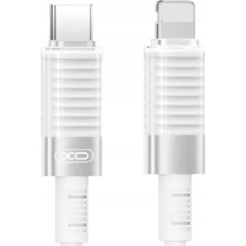 Datový kabel Kabel XO USB-C - Apple Lightning 1 m bílý