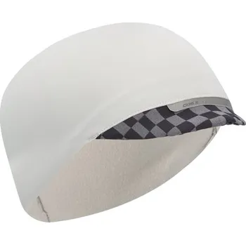 Cyklistické návleky Q36.5 Cyklistická čelenka s kšiltem Hybrid visor podzim, ZIMA Šedá 1 size Pánské, Unisex