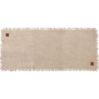 ubrus Bavlněný ubrus/běhoun Edge, 150x40cm, béžová