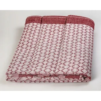 Utěrka Kuchyňské utěrky EGYPTSKÁ BAVLNA 92, vínový žakarový vzor, 3 kusy, 50x70cm