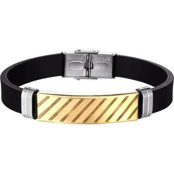 Náramek Pánský silikonový náramek H498 20 cm 2