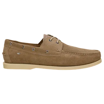 Pánské polobotky Béžové Šněrovací Polobotky Pánské Ve Stylu Mokasínů Wojas 1025664 45