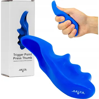 Masážní přístroj MASÁŽNÍ PŘÍSTROJ NÁSTAVEC PRO TERAPII SPUŠŤOVÝCH BODŮ THUMB AKITO 13 CM GRANÁTOVÝ