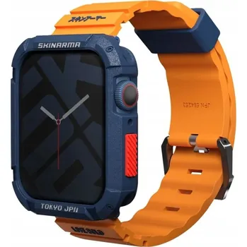 Řemínek na hodinky Řemínek SKINARMA Shokku pro Apple Watch 49 / 46 / 45 / 44 / 42 mm oranžový