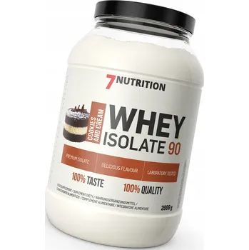 Protein Syrovátkový Proteinový izolát 7Nutrition prášek 2000 g příchuť sušenka s krémem